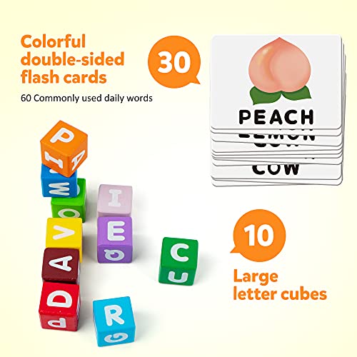 Coogam Wooden Blocks Spelling Game: A Fun and Educational Learning Toy