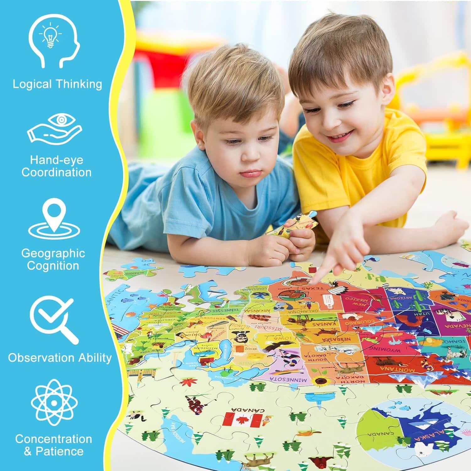 DIGOBAY United States Puzzle: A Fun and Educational Journey for Kids