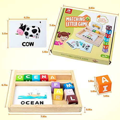 Coogam Wooden Blocks Spelling Game: A Fun and Educational Learning Toy